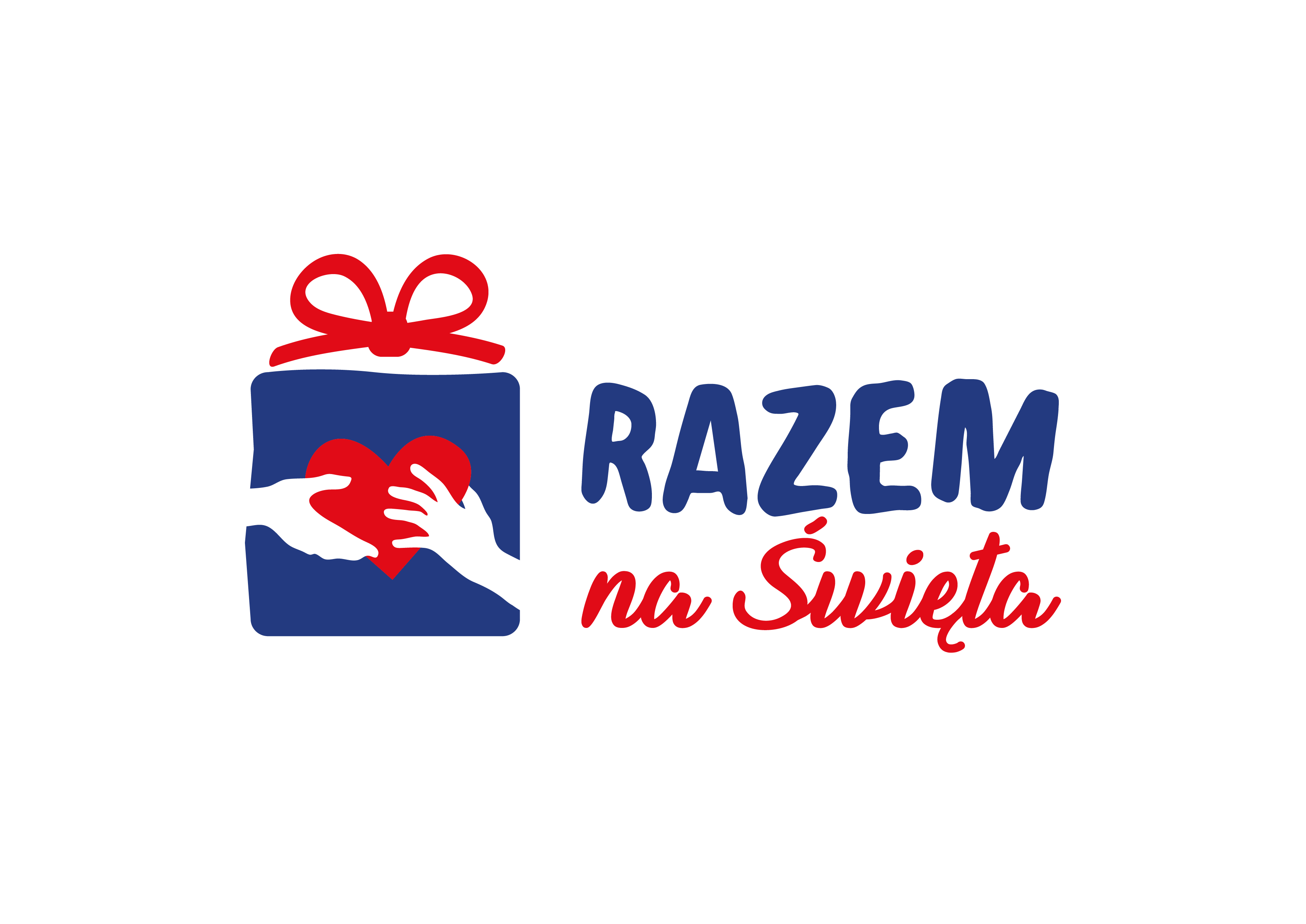 Logotyp akcji Razem na Swieta